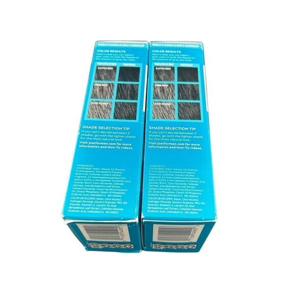 Just for Men Mustache & Beard M-55 Brush in Color Base Real Black Lot of 2 New - Picture 4 of 6